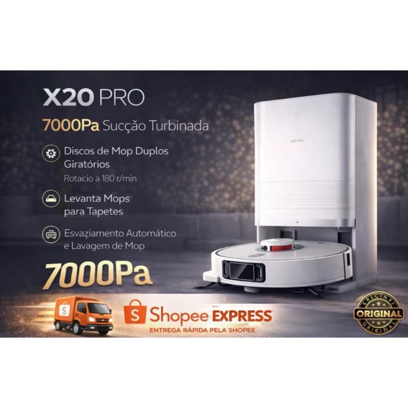 Robô aspirador  X20 Pro Vacuum original