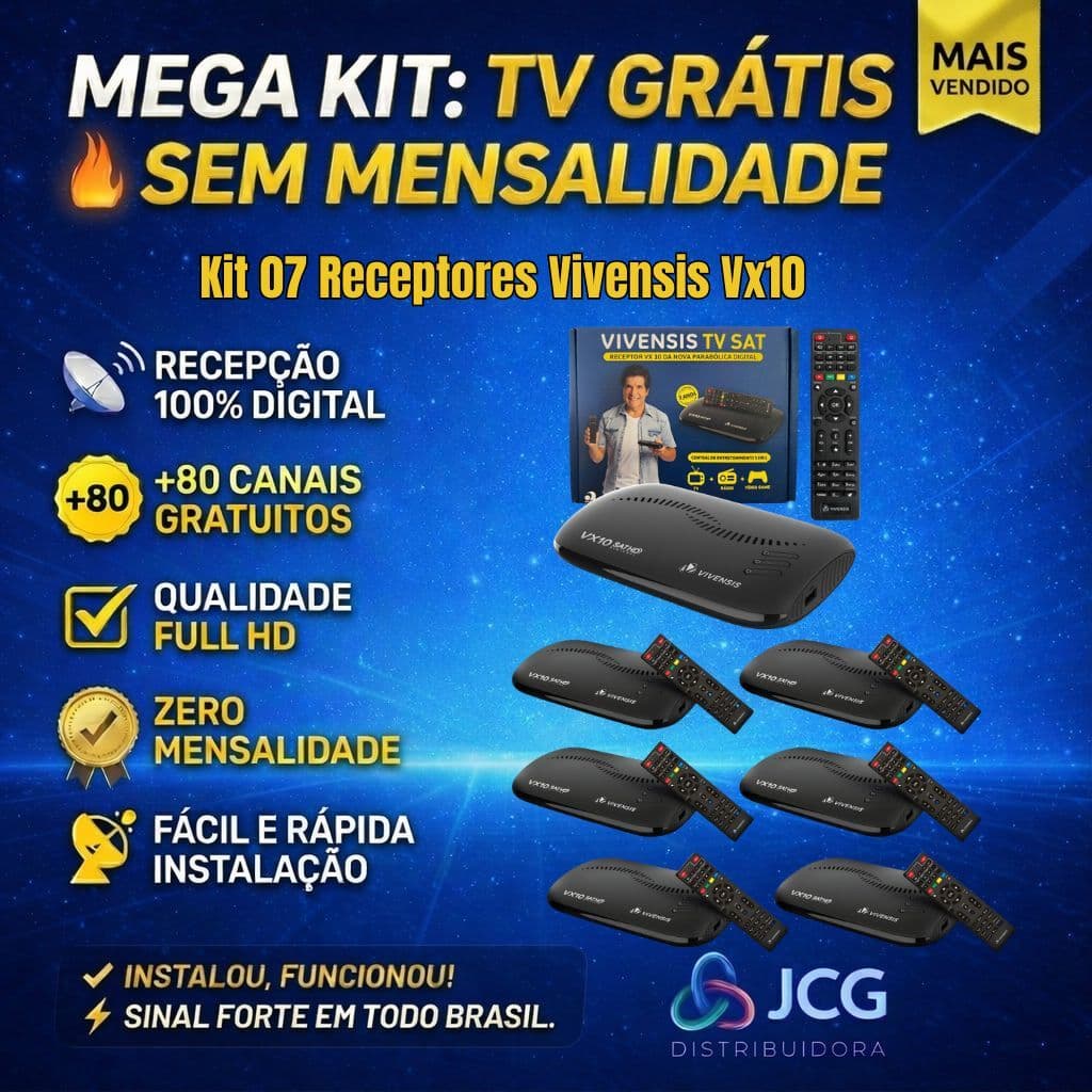 Kit 7 Receptores Vx10 Digital Vivensis