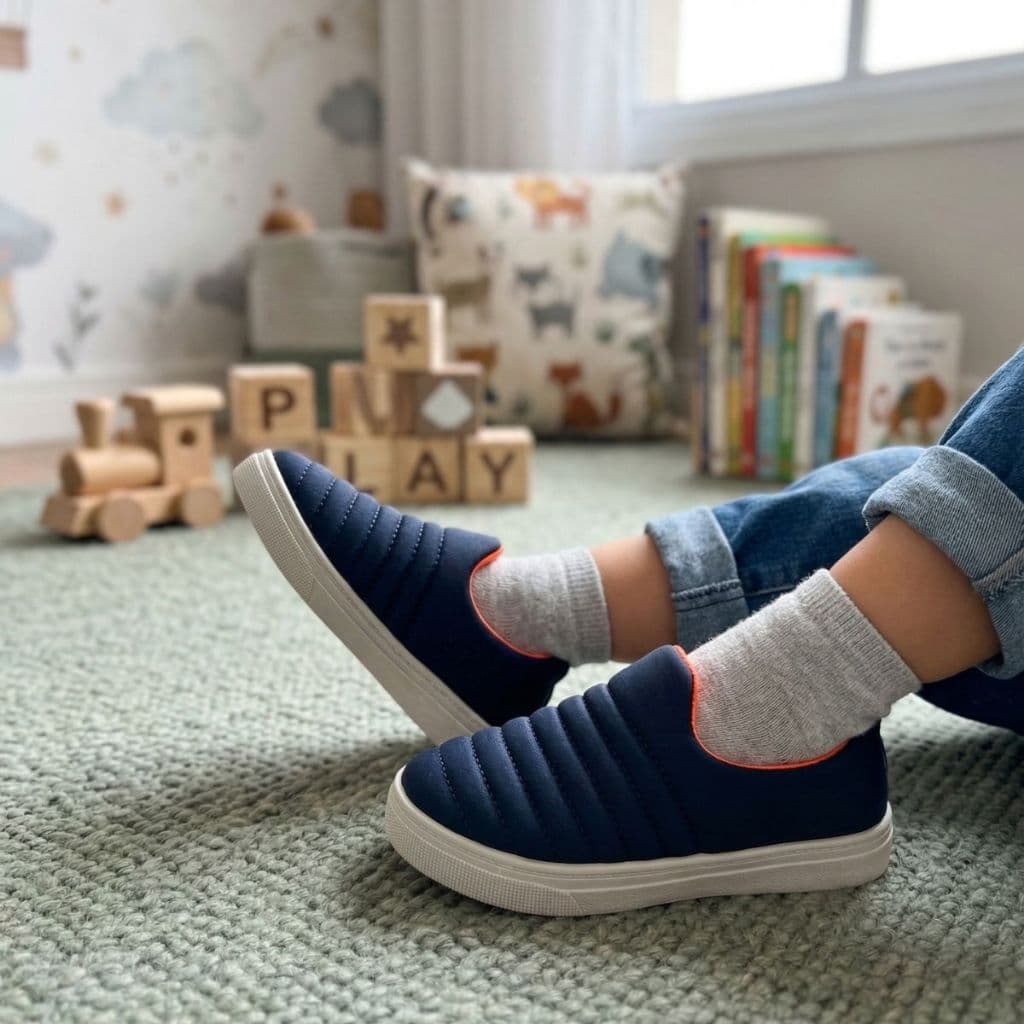 Tenis Infantil Menino Calce Fácil  Casual Sola Reta Confortável Escolar Passeio