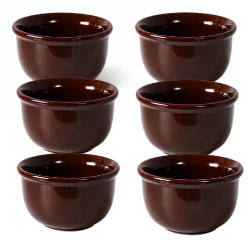 Kit 6 Cumbucas Tigela Feijoada Servir Refratária Grande 470ml