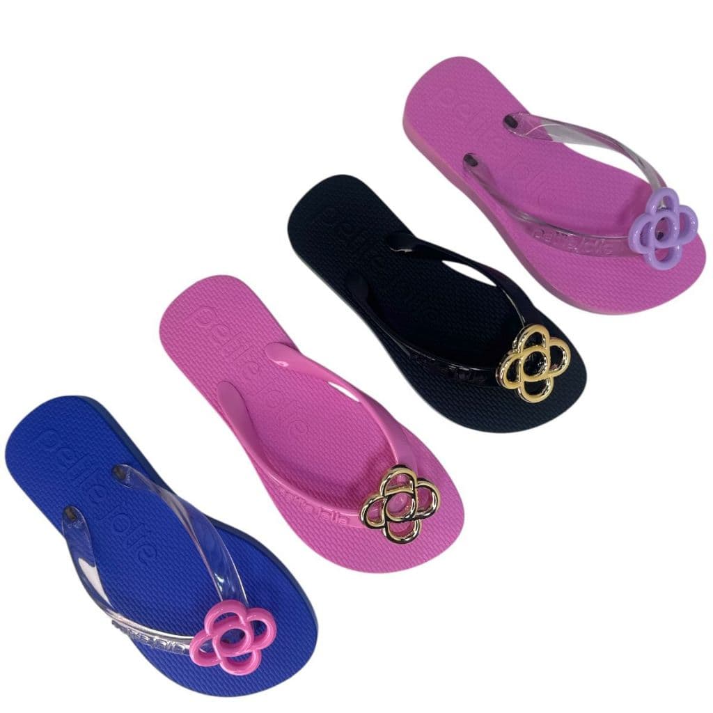 Chinelo Infantil Petite Jolie Fresh IN Preto PJ6979IN ORIGINAL