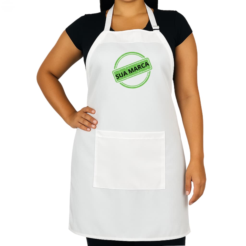 Avental personalizado logomarca nome oxford unissex profissional