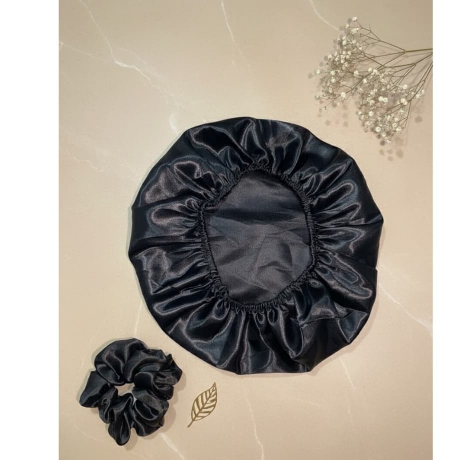 TOUCA DE CETIM ANTI-FRIZZ  E XUXA DE CETIM