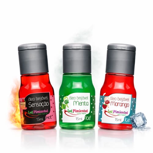 Óleo Beijável Para Massagem Hot Ou Ice 15ml La Pimienta  Sexy Shop