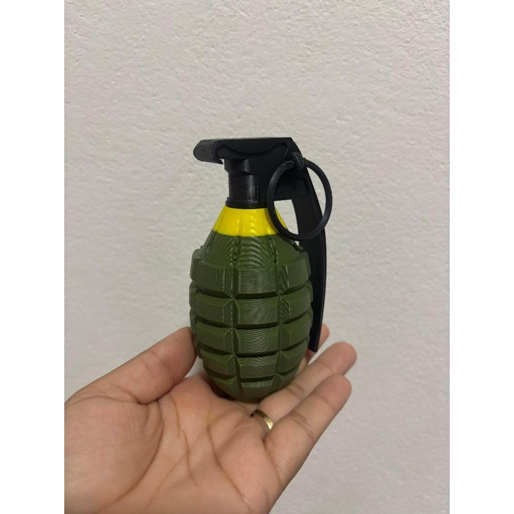 REPLICA GRANADA MAÇA MK2 DECORATIVA - 1:1 - IMPRESSÃO 3D