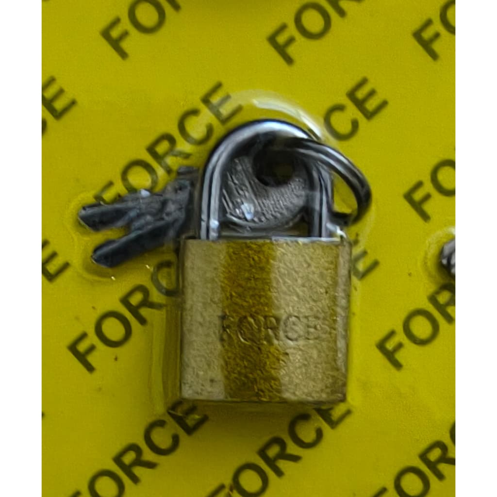 Cadeado 20mm Mini para Armário/Bolsas/Malas