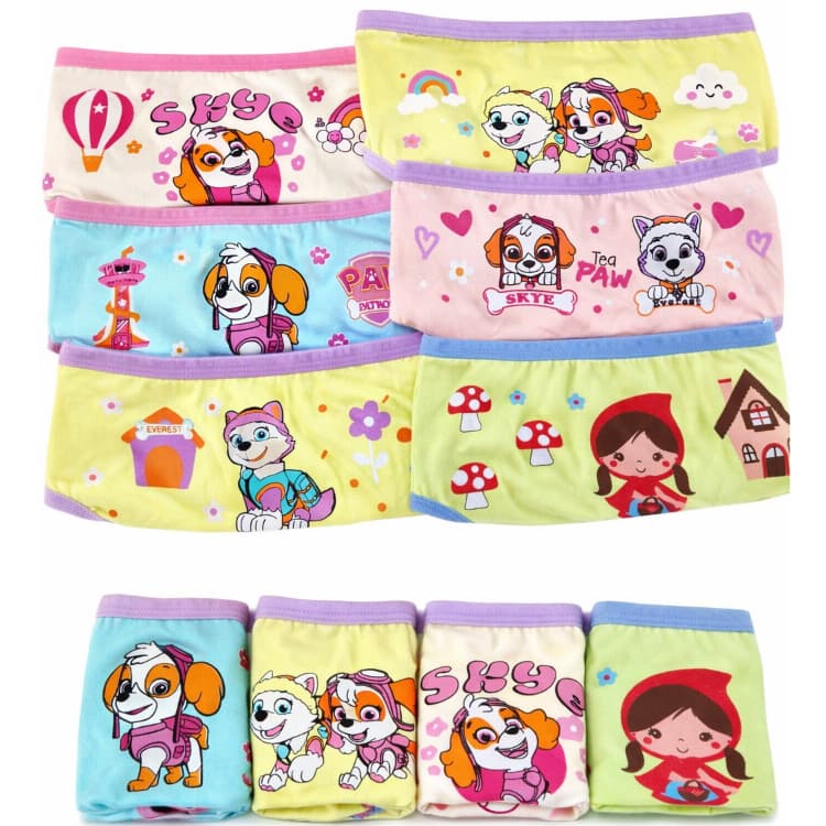 Kit 3 ou 5 Calcinha Infantil De Algodão elastano Menina Criança Confortável Desfralde antialérgico aula escola