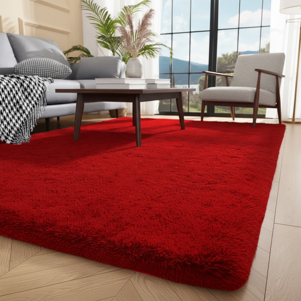 Tapete 150x200 Black Friday Sala Peludo Quarto Felpudo