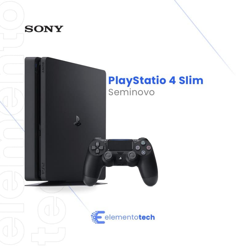 PlayStation 4 Slim PS4 Console Sony Original Seminovo Completo Controle Testado Funcionando Perfeito
