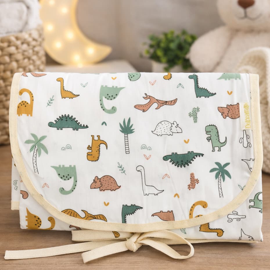 Trocador portátil bebe imperméavel grande 100% algodão menina menino várias estampas