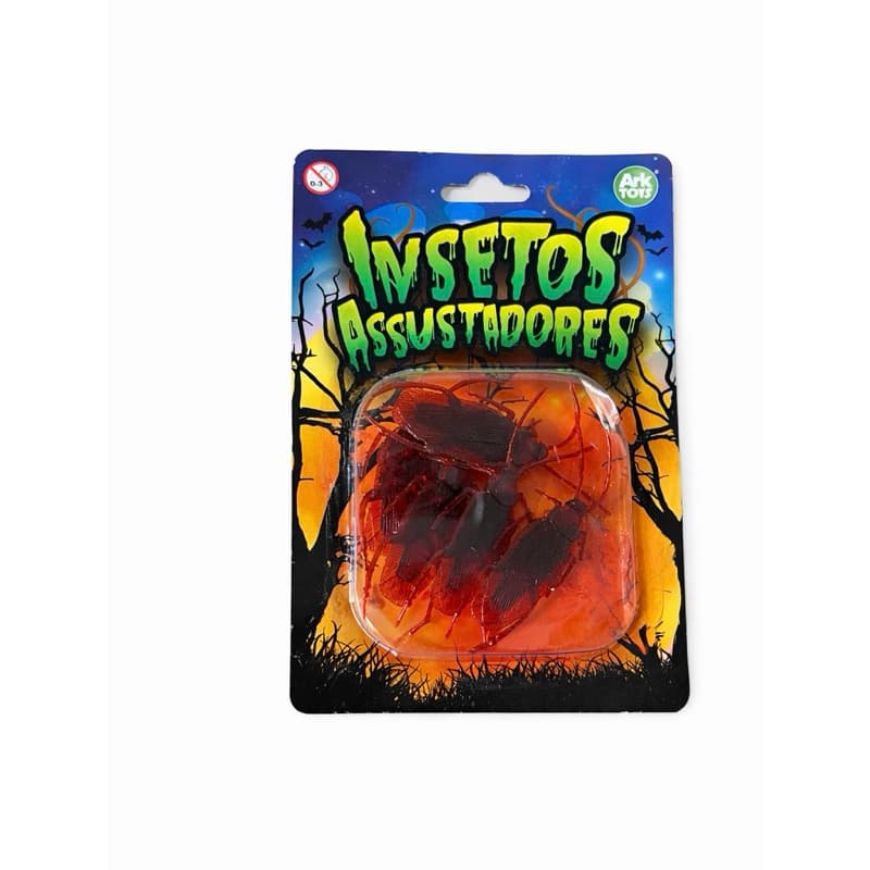 🦂 Insetos Assustadores Brinquedo – Kit Insetos de Brinquedo Realistas