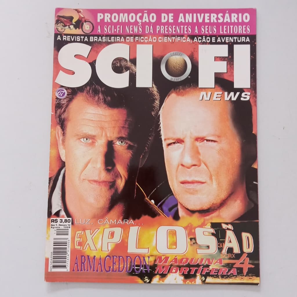Revista Sci-fi News Nº 12 Luz Câmera Explosão
