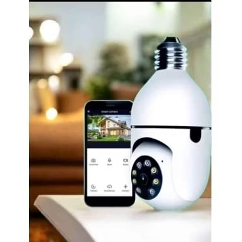 Câmera 360 De Segurança Prova D'água infravermelho Lâmpada Sem Fio Wifi - yoosee