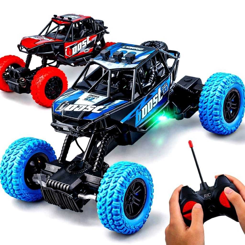 Carrinho de Controle Remoto OffRoad Anda Na Terra Jeep Off Road Rock Crawler