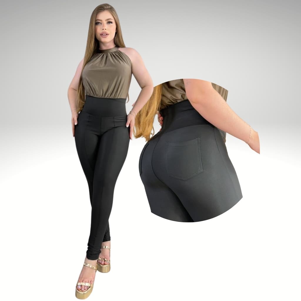 CALÇA MONTARIA LEGGING COM BOLSO ATRÃS