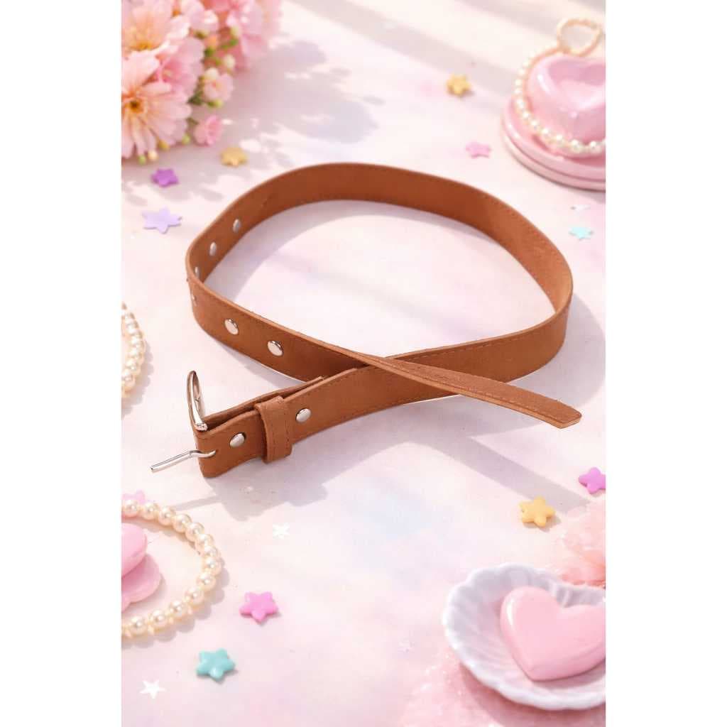 Cinto infantil menina em courino ajustável