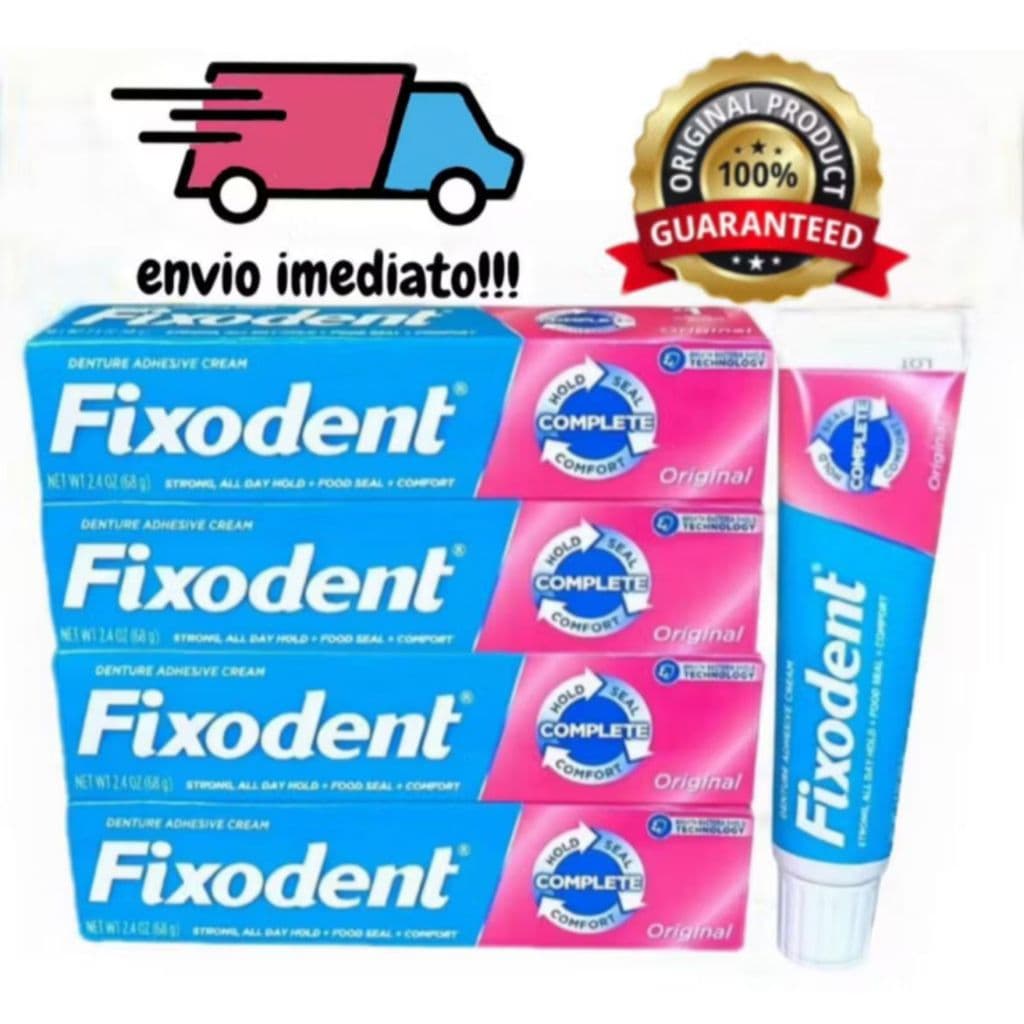 FIXODENT ORIGINAL 68G KIT COM 4 UNIDADES
