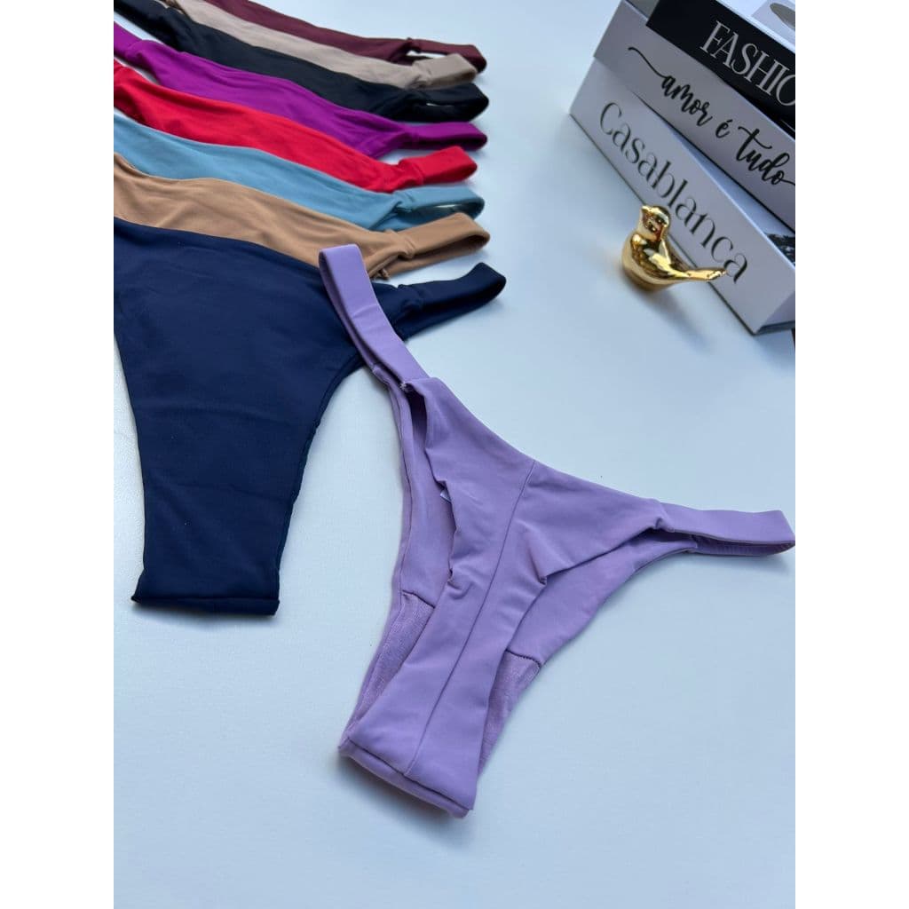 Kit Calcinha Fio dental Bikini sem costura confortável e que não marca para academia promoção