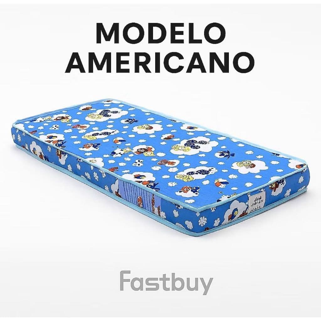 Colchão de Berço Ortobom Baby Physical 70x130x10cm Antialérgico Antiácaro - Envio Imediato