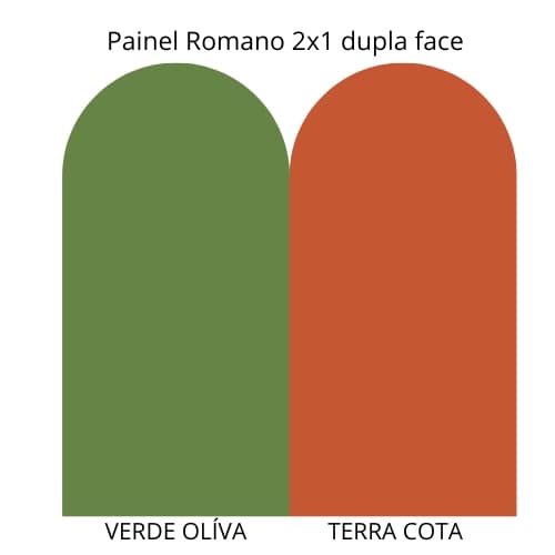 Capa painel romano liso para cenários aniversários decoração DUPLA FACE