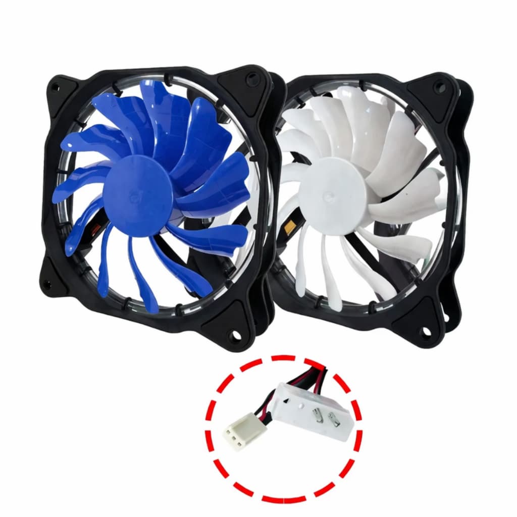 Cooler Fan Colorido C/14 Led 6 Cores 120mm 12cm Gabine Ventilador