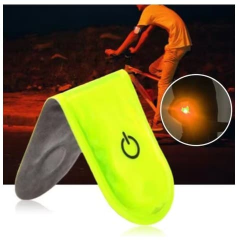 Clipe magnético reflexivo p/ crianças, mochilas, caminhada noturna, ciclismo, acessórios de segurança.