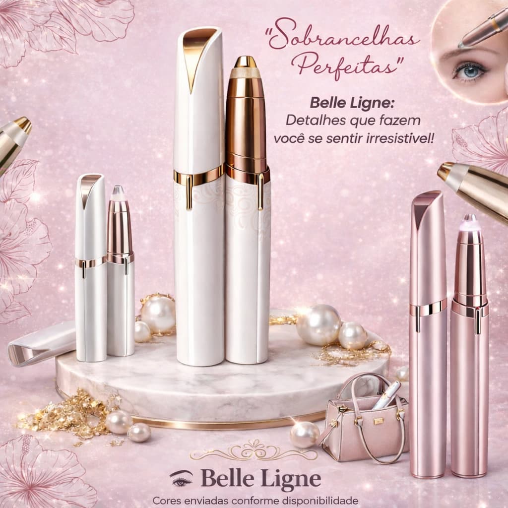 Depilador Elétrico Sobrancelha Caneta Aparador Buço Nariz Rosto Facial Tira Pelos