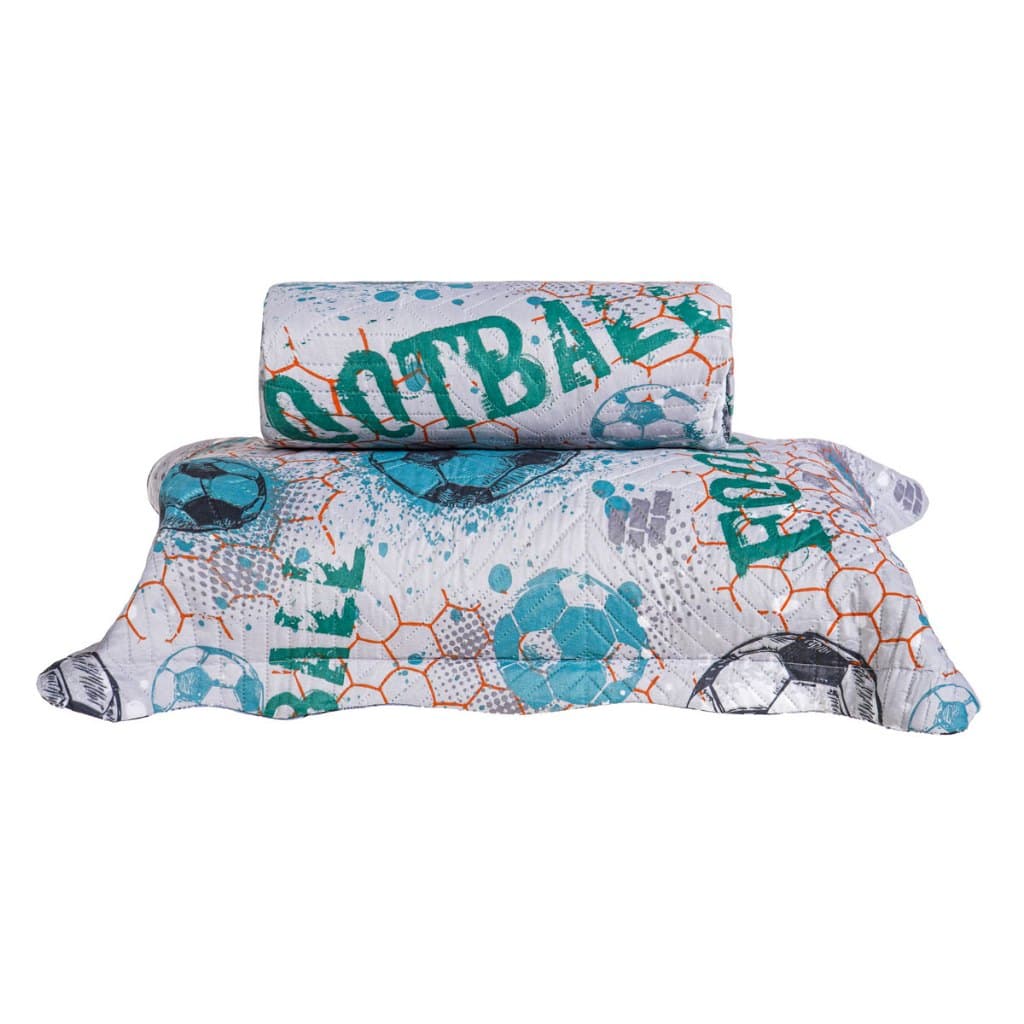 Kit Cobre Leito Colcha Infantil Tamanho Casal Com Porta Travesseiro Kids - Bene Casa
