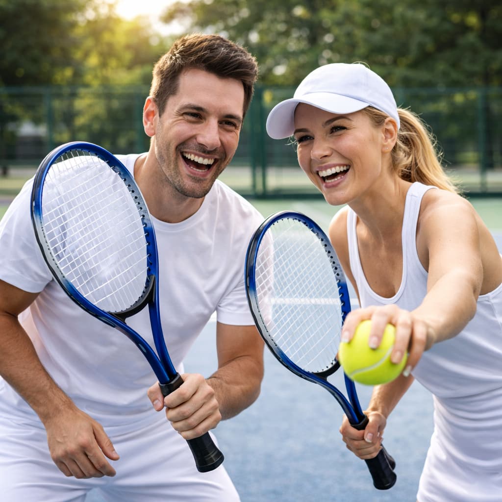 Kit Esportivo de Tênis Completo com 2 Raquetes + Bola + Capa