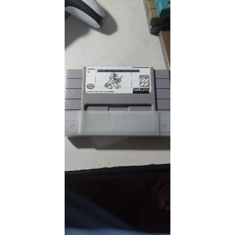 cartucho teste burn in para teste de super Nintendo e acessorios