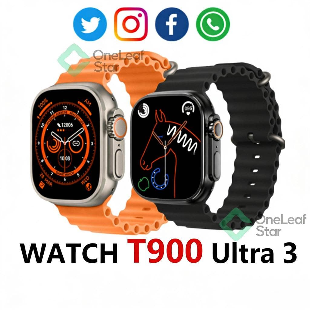 2026 Relógio Inteligente T900 Ultra3 NFC  Série 9 Smartwatch Sem Fio Bluetooth 2.19 Polegadas