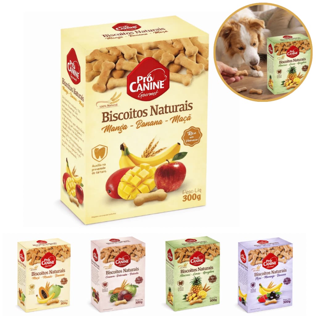Petisco Biscoito Natural para Cachorro PróCanine 300g
