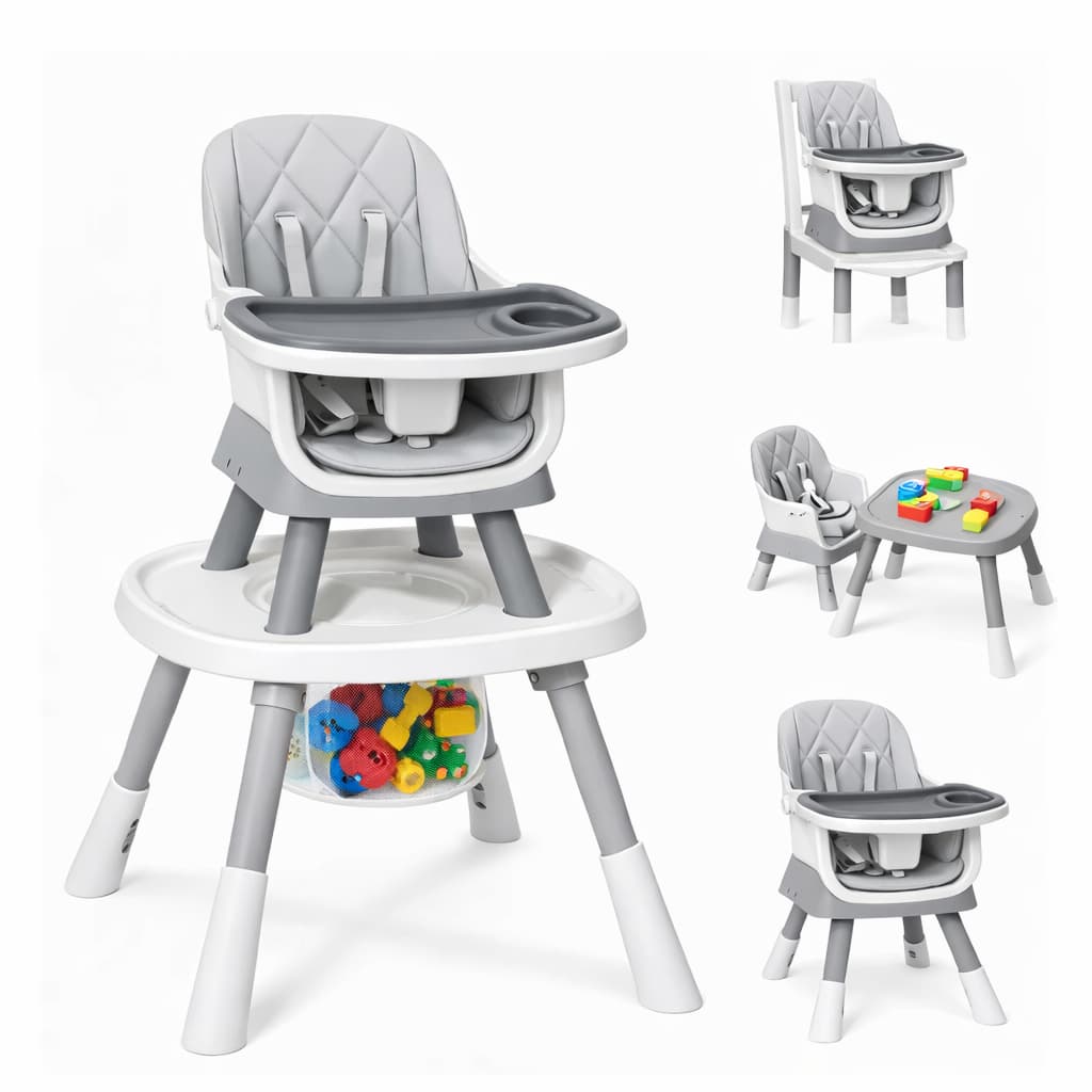 Cadeira Alimentacao Luppa 12x1 Ragaluma Bebe, Cadeirao Alto, Baixa E Mesa de LEGO Qualidade Premium