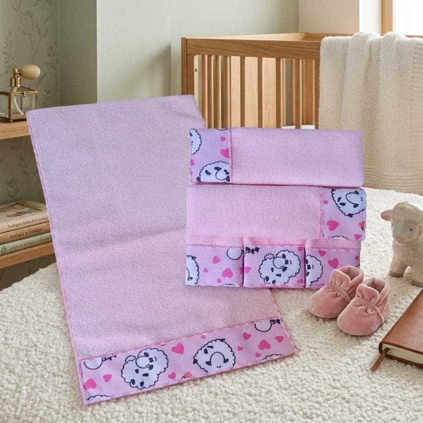 Kit Paninho de Boca Bebê Babete Atoalhado Felpudo 100% Algodão Misto - 03 , 05 ou 10 Unidades