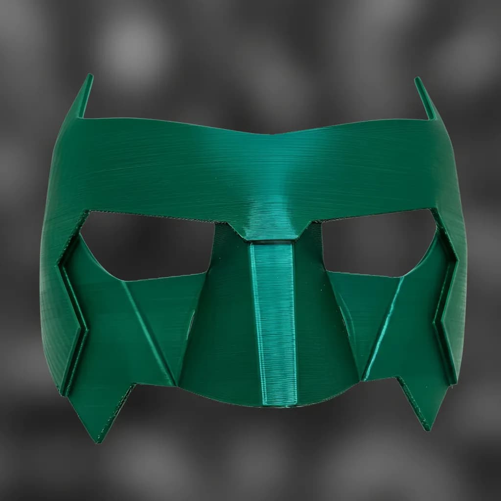 Máscara Lanterna Verde Realista Para Fantasia Cosplay Adulto