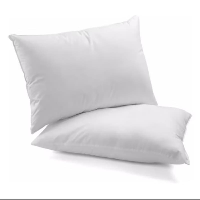Kit 2 Travesseiros de Fibra Mista Têxtil Ecológica 45x65cm