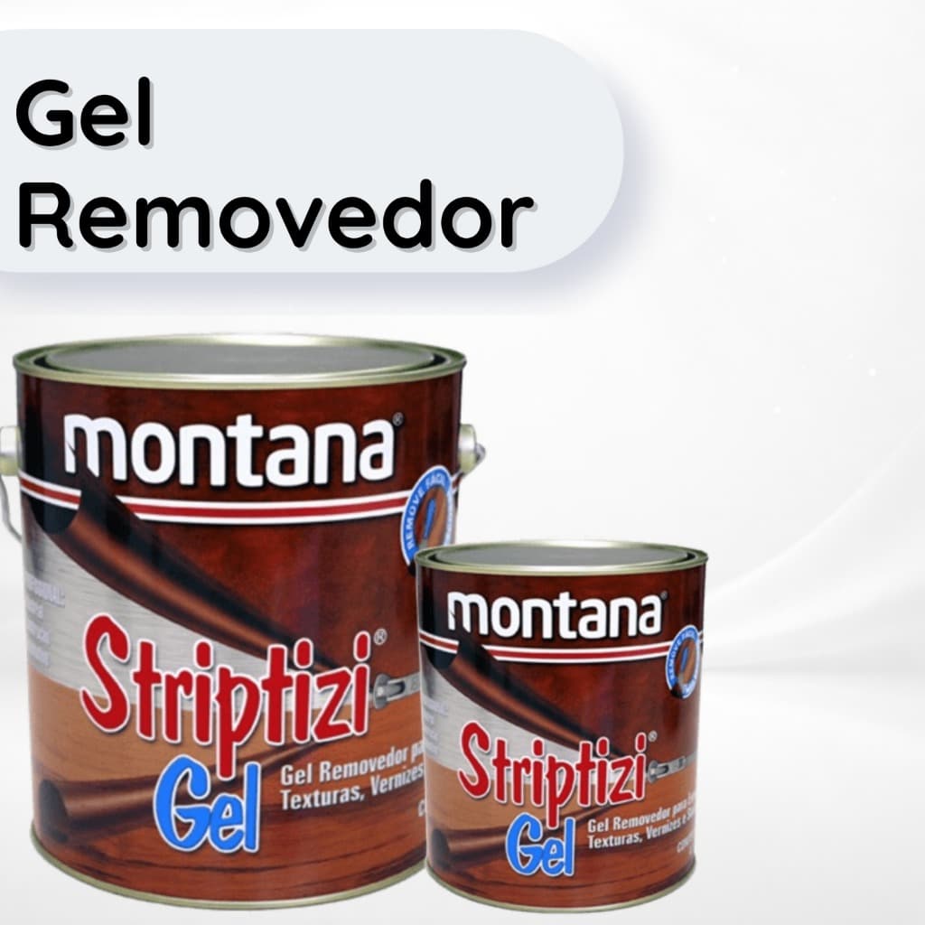Gel Removedor de Esmaltes Texturas Vernizes e Stains Striptizi Montana 1kg e 4kg - Eficaz e Rápido