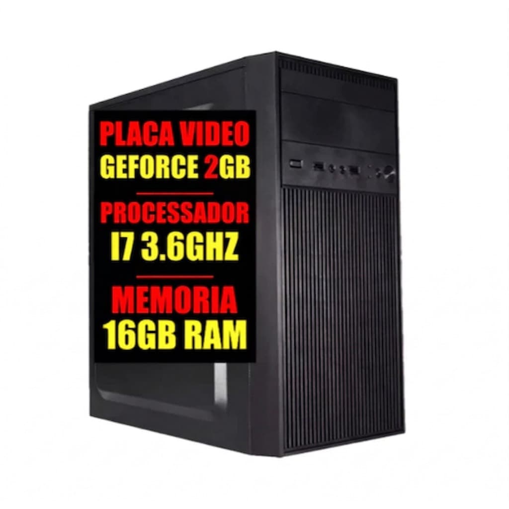 Pc Gamer Intel I7  / Geforce 2gb / 16gb Ram / Ssd 480g