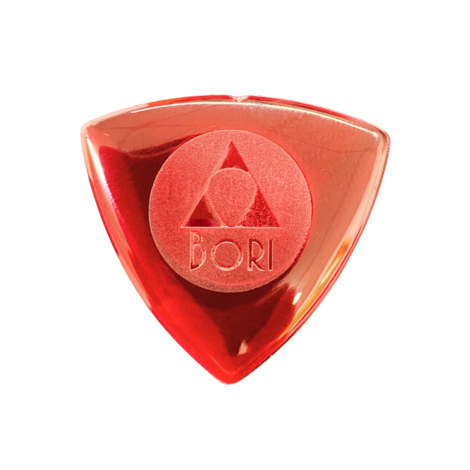 Palheta Triangular BORI Tríndade Guitarra Violão Baixo N-Gel