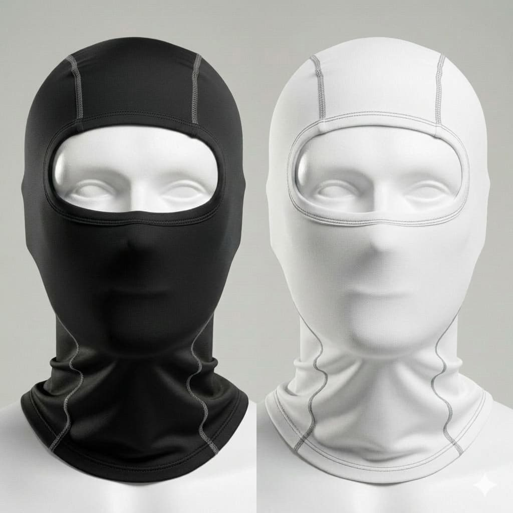 Kit 2 touca Ninja Balaclava UV+50 Proteção Solar Térmica Ideal para Motoqueiro Motoboy