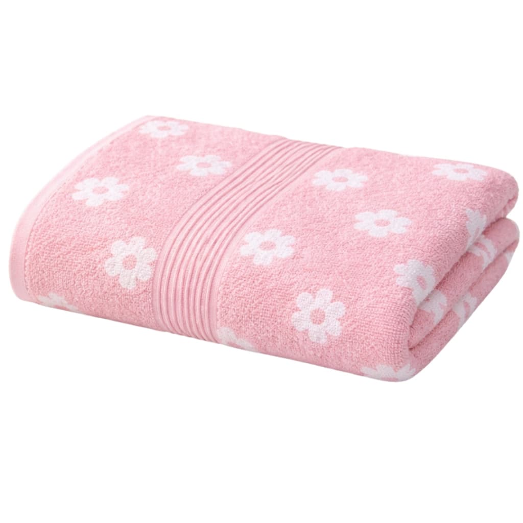 Toalha de BANHO Dohler Prisma Estampas de Coração 70 x 140 cm 100% Algodão