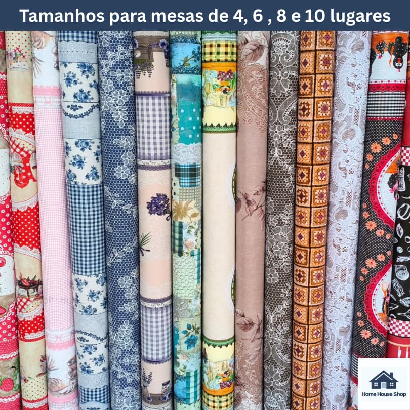 Toalha Mesa Plástico Térmica  4,6,8,10 cadeiras Impermeavel por Metro Alta Qualidade Multiuso