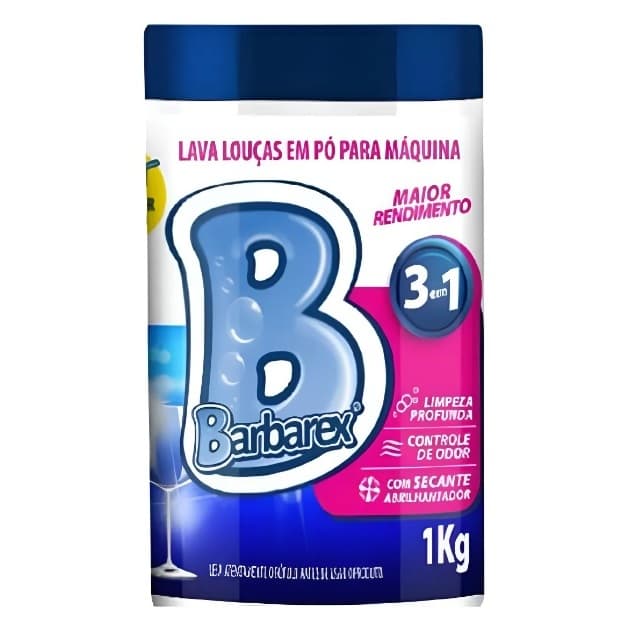 Sabão Detergente em Pó Lava Louças Babarex
