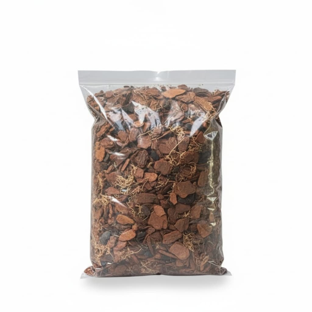 3 Litros Substrato Para Orquídeas com Casca de Pinus Carvão e Chip de Coco