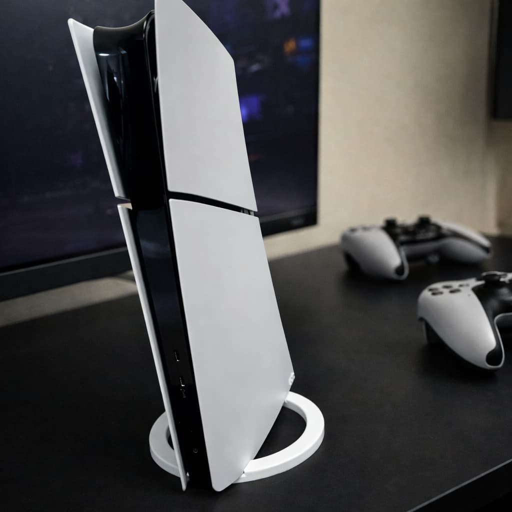 Suporte PS5 Mesa | Base para PlayStation 5 | Organização do Setup Gamer controles setap degoração gamer