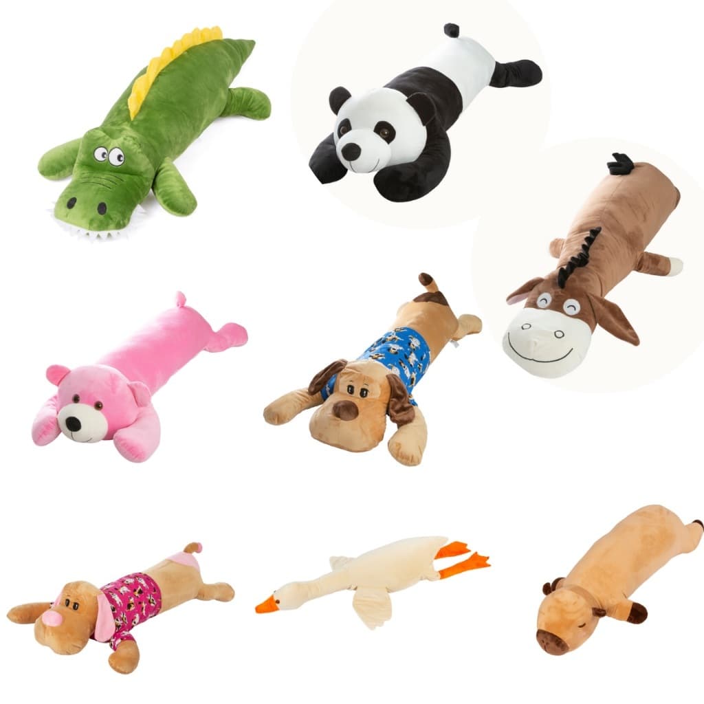 Xuxão Pelúcia Gigante Travesseiro Corpo Inteiro AntiAlérgico Vários Tamanhos e Modelos Para Abraçar