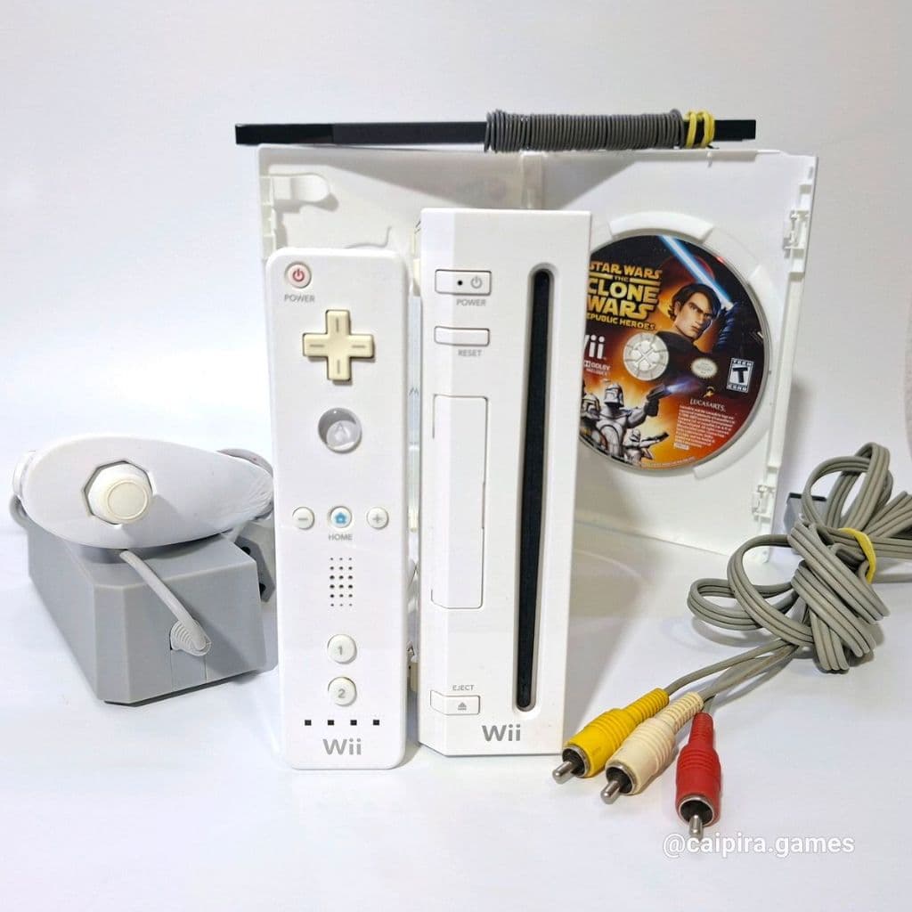 Nintendo Wii Completo com jogo Star Wars