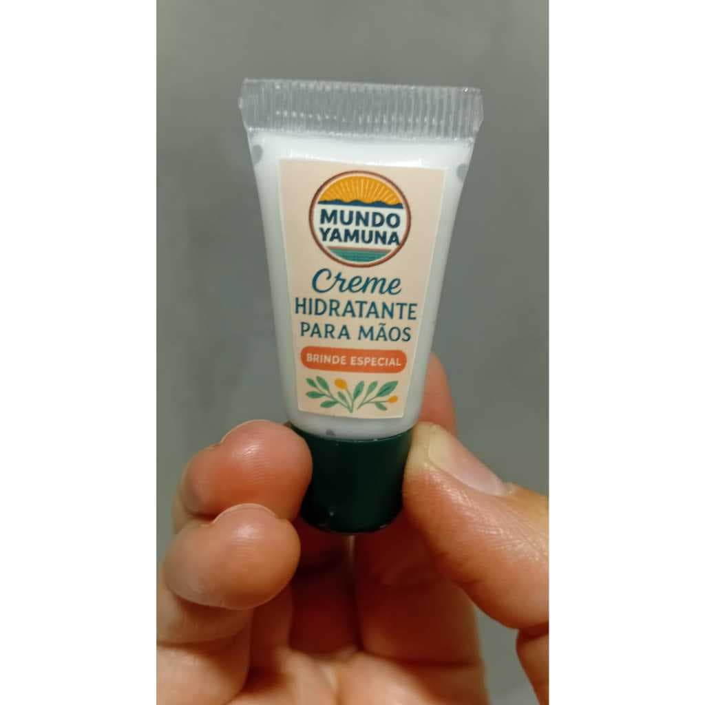 Creme Natural p/ Mãos 6 g - Amostra/Mimo|Artesanal e Vegano|Semente de Uva+Aloe Vera+Ureia+Silicone