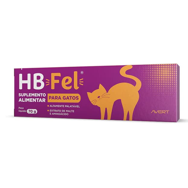 HB Fel Suplemento Alimentar para Gatos 70g