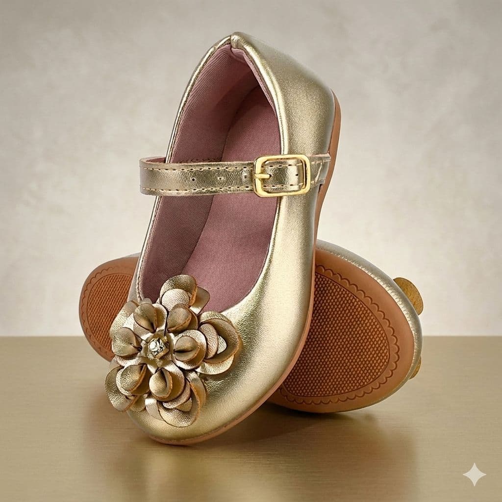 Sapatilha infantil menina boneca confortavel enfeite festa batizado feminino